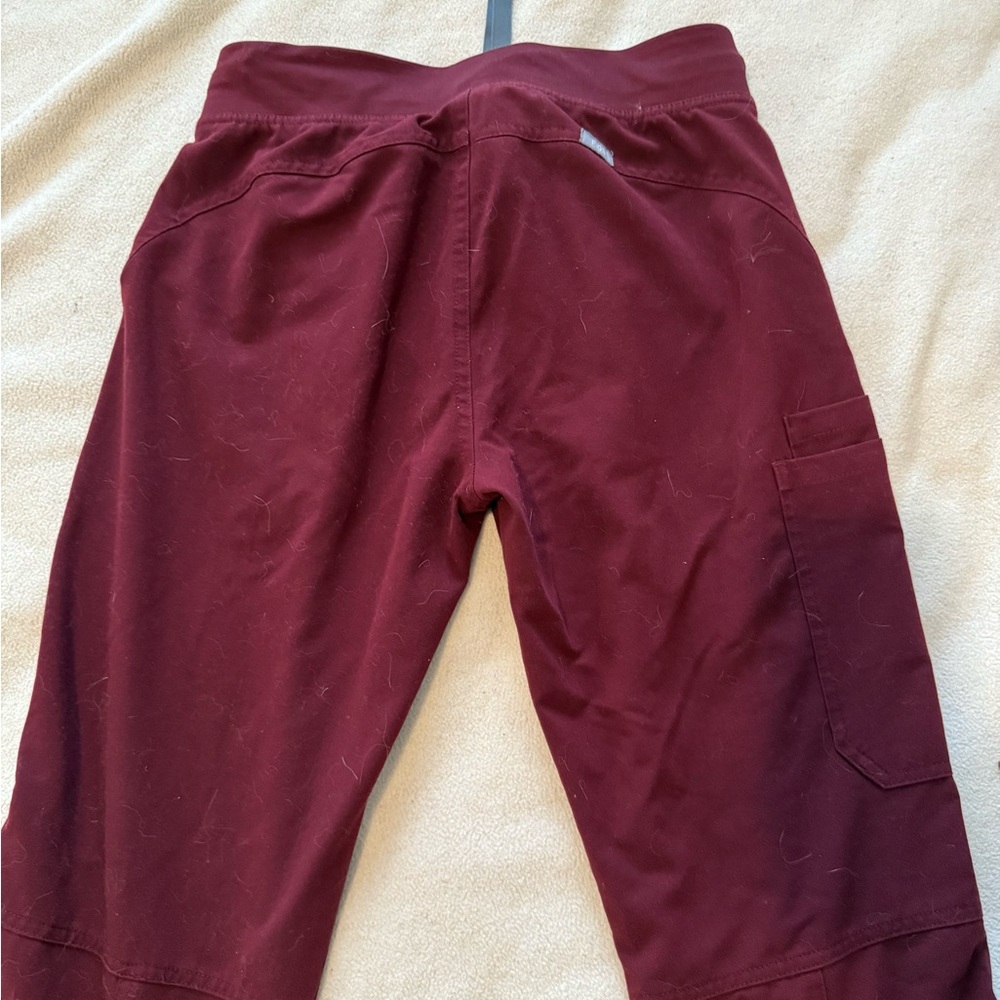 Figs Women's Burgundy Casual Pants